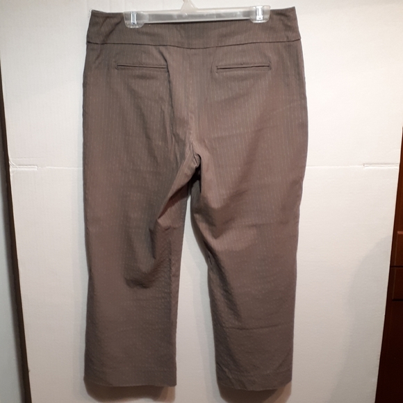 SALE!! Taupe pinstripe dresspants 16P.     3 - Picture 4 of 6